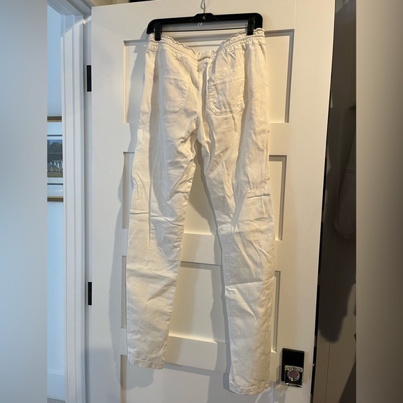 ROXY Linen Drawstring Pants Size M - Picture 2 of 8